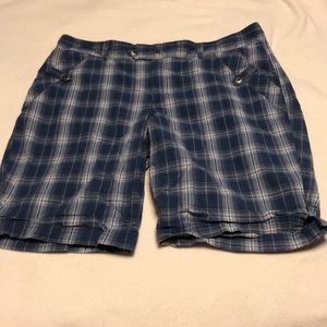 Columbia plaid shorts